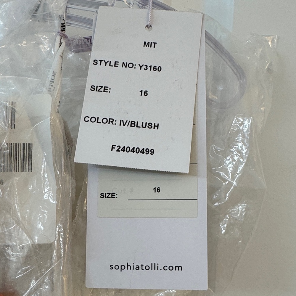NWT Size 16 Sophia Tolli Wedding Dress Y3160 - Picture 7 of 16